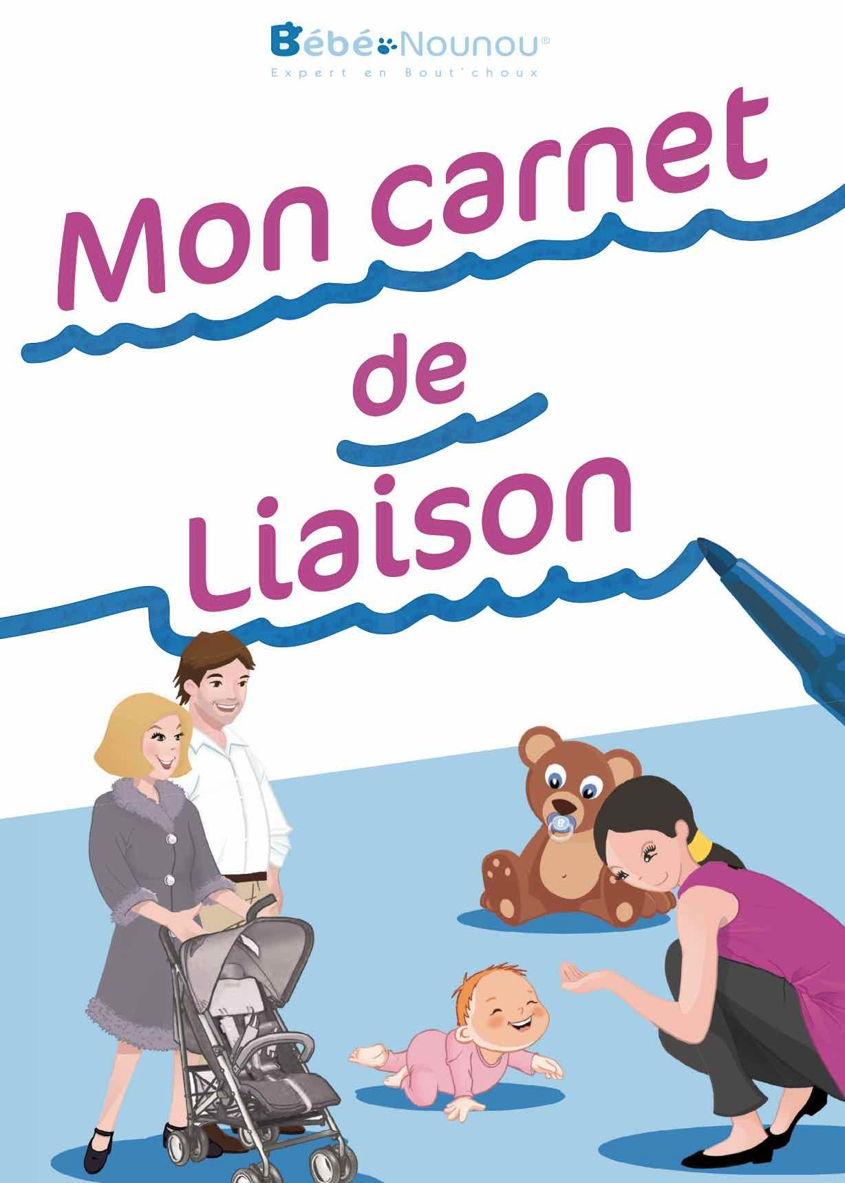 Carnet de Liaison Nounou 300 Jours de Suivi: Cahier de transmission Parents  - assistante maternelle à remplir pour suivre son bébé ou son enfant,160