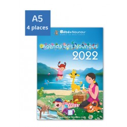 Agenda des Nounous 2022 A5 (4 enfants)