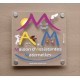 Plaque de porte "MAM" (Maison Assistante Maternelle) plexi