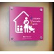 Plaque de porte "Assistante Maternelle"